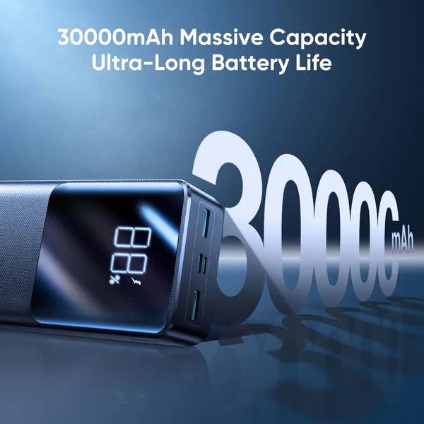 SHOPDOPES 30000mAh 22.5W POWERBANK WITH DIGITAL DISPLAY
