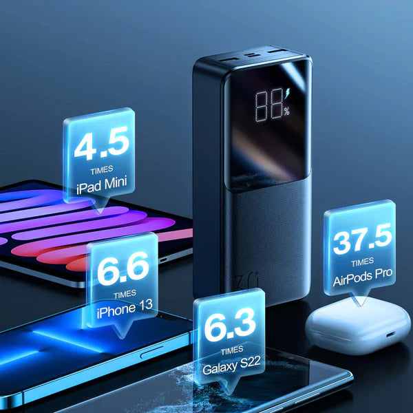 SHOPDOPES 30000mAh 22.5W POWERBANK WITH DIGITAL DISPLAY