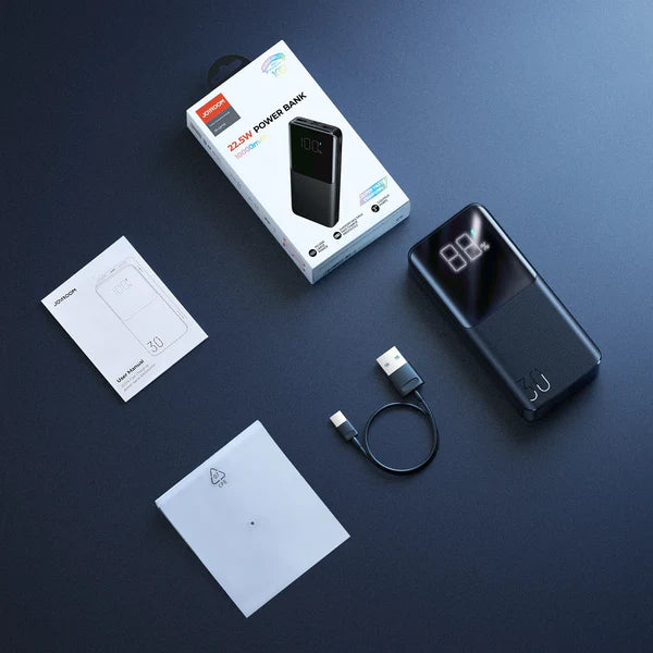 SHOPDOPES 30000mAh 22.5W POWERBANK WITH DIGITAL DISPLAY